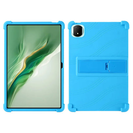 For Honor MagicPad 2 12.3 / Pad GT Pro Silicone Case with Kickstand Rugged Protective Cover - Baby Blue