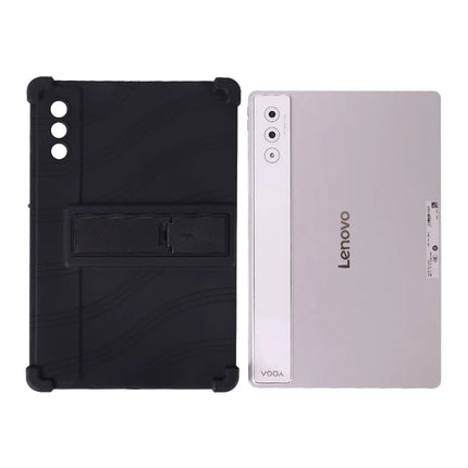 For Lenovo Yoga Tab Plus / Pad Pro AI Silicone Case with Kickstand Rugged Protective Cover