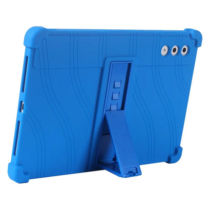 For Lenovo Yoga Tab Plus / Pad Pro AI Silicone Case with Kickstand Rugged Protective Cover
