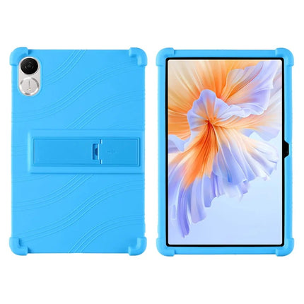 For Honor Pad V9 Silicone Case with Kickstand Rugged Protective Cover - Baby Blue
