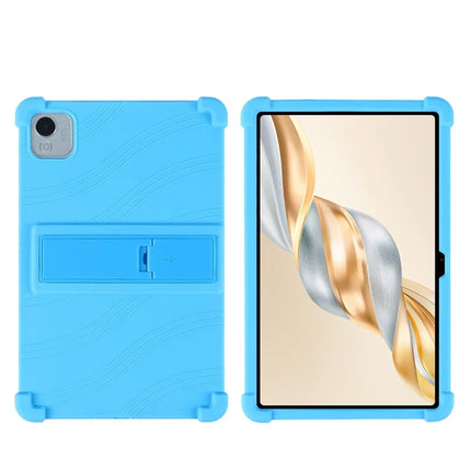 For Honor Pad X9 Pro Silicone Case with Kickstand Rugged Protective Cover - Baby Blue