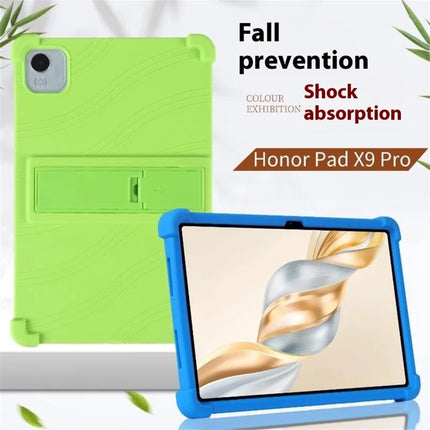 For Honor Pad X9 Pro Silicone Case with Kickstand Rugged Protective Cover