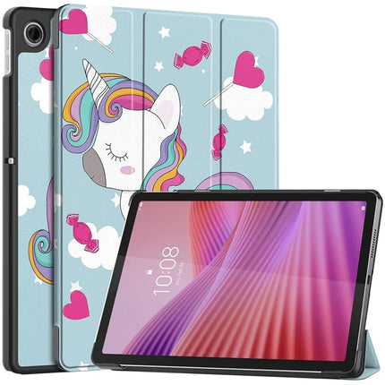 For Lenovo Tab TB311FU Pro Case Pattern Print Leather Stand Tablet Cover - Horse
