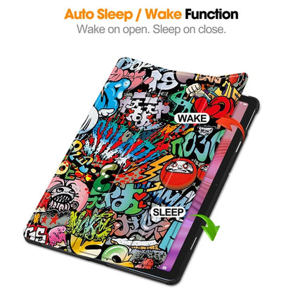 For Lenovo Tab TB311FU Pro Case Pattern Print Leather Stand Tablet Cover