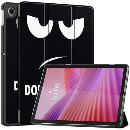 For Lenovo Tab TB311FU Pro Case Pattern Print Leather Stand Tablet Cover - Don't Touch Me