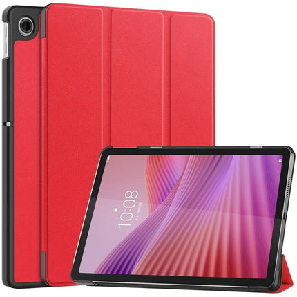 For Lenovo Tab TB311FU Case Anti-Drop Leather Stand Tablet Cover - Red