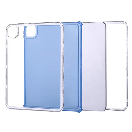Clear Case for iPad Pro 11 (2022) / (2021) / (2020) / (2018) 3 in 1 PC + TPU Shockproof Tablet Cover
