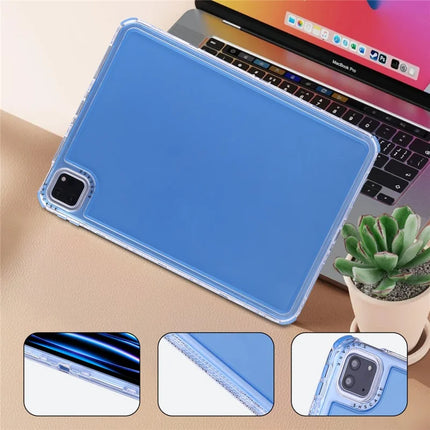 Clear Case for iPad Pro 11 (2022) / (2021) / (2020) / (2018) 3 in 1 PC + TPU Shockproof Tablet Cover