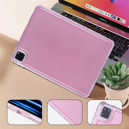 Clear Case for iPad Pro 11 (2022) / (2021) / (2020) / (2018) 3 in 1 PC + TPU Shockproof Tablet Cover