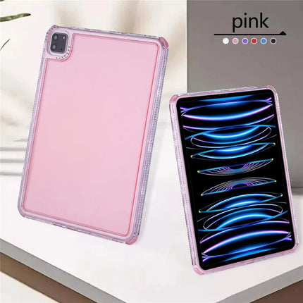 Clear Case for iPad Pro 11 (2022) / (2021) / (2020) / (2018) 3 in 1 PC + TPU Shockproof Tablet Cover