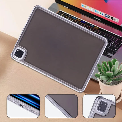 Clear Case for iPad Pro 11 (2022) / (2021) / (2020) / (2018) 3 in 1 PC + TPU Shockproof Tablet Cover