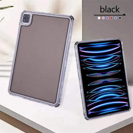 Clear Case for iPad Pro 11 (2022) / (2021) / (2020) / (2018) 3 in 1 PC + TPU Shockproof Tablet Cover
