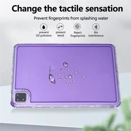 Clear Case for iPad Pro 11 (2022) / (2021) / (2020) / (2018) 3 in 1 PC + TPU Shockproof Tablet Cover