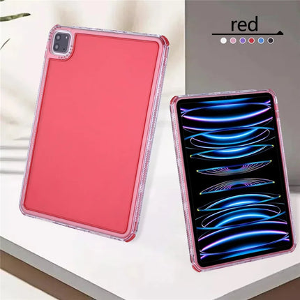 Clear Case for iPad Pro 11 (2022) / (2021) / (2020) / (2018) 3 in 1 PC + TPU Shockproof Tablet Cover