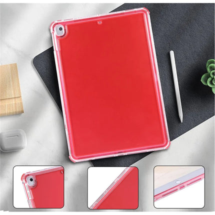 Clear Case for iPad 10.2 (2021)  /  (2020)  /  (2019)  /  Air 10.5 inch (2019) 3 in 1 PC + TPU Shockproof Tablet Cover