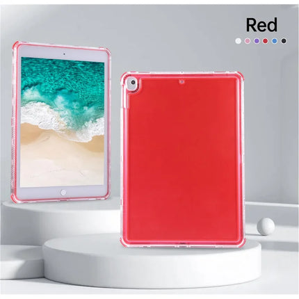 Clear Case for iPad 10.2 (2021)  /  (2020)  /  (2019)  /  Air 10.5 inch (2019) 3 in 1 PC + TPU Shockproof Tablet Cover