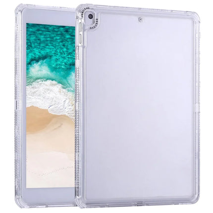 Clear Case for iPad 10.2 (2021)  /  (2020)  /  (2019)  /  Air 10.5 inch (2019) 3 in 1 PC + TPU Shockproof Tablet Cover - Transparent