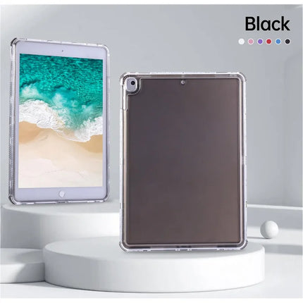 Clear Case for iPad 10.2 (2021)  /  (2020)  /  (2019)  /  Air 10.5 inch (2019) 3 in 1 PC + TPU Shockproof Tablet Cover
