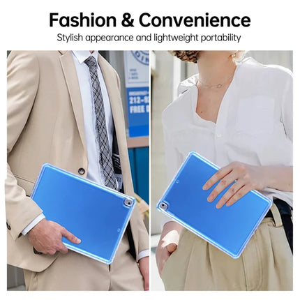 Clear Case for iPad 10.2 (2021)  /  (2020)  /  (2019)  /  Air 10.5 inch (2019) 3 in 1 PC + TPU Shockproof Tablet Cover