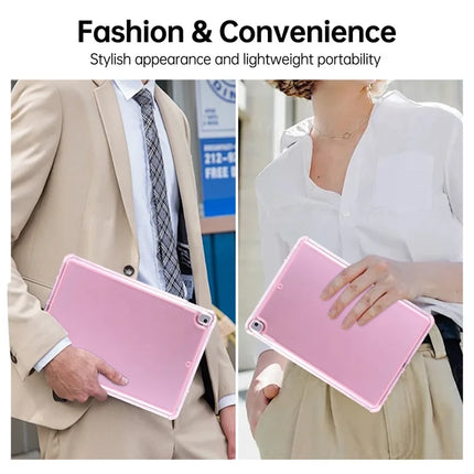 Clear Case for iPad 10.2 (2021)  /  (2020)  /  (2019)  /  Air 10.5 inch (2019) 3 in 1 PC + TPU Shockproof Tablet Cover