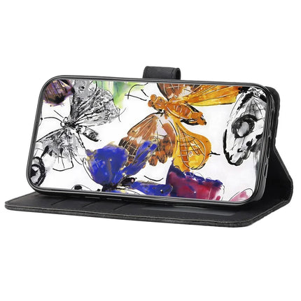 For Samsung Galaxy A36 5G Case Butterfly Design Flip Wallet Leather Phone Cover Skin-Touch