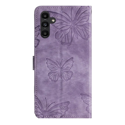 For Samsung Galaxy A36 5G Case Butterfly Design Flip Wallet Leather Phone Cover Skin-Touch