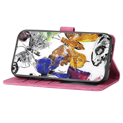 For Samsung Galaxy A36 5G Case Butterfly Design Flip Wallet Leather Phone Cover Skin-Touch