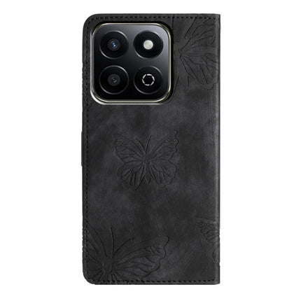 For Honor X7c 4G / 200 Smart 5G Case Butterfly Design Flip Wallet Leather Phone Cover Skin-Touch