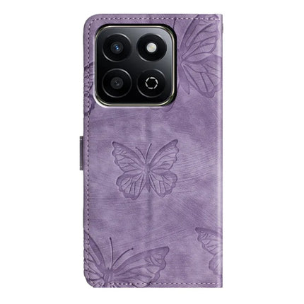 For Honor X7c 4G / 200 Smart 5G Case Butterfly Design Flip Wallet Leather Phone Cover Skin-Touch