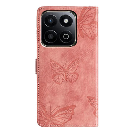 For Honor X7c 4G / 200 Smart 5G Case Butterfly Design Flip Wallet Leather Phone Cover Skin-Touch