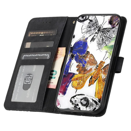 For OnePlus 13 Case Butterfly Design Flip Wallet Leather Phone Cover Skin-Touch