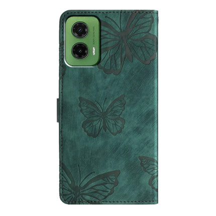 For Motorola Moto G35 5G Case Butterfly Design Flip Wallet Leather Phone Cover Skin-Touch
