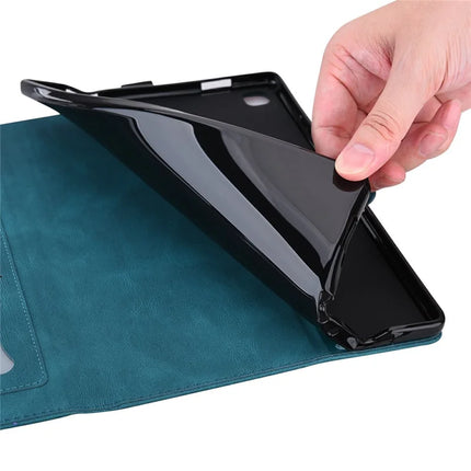 For iPad mini (2024)  /  mini (2021) Leather Case Imprinted Butterfly Tablet Cover Stand Card Slot