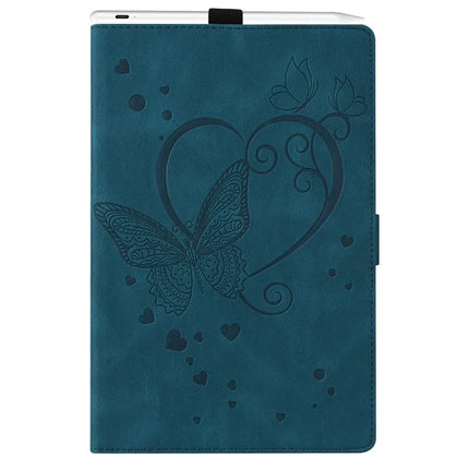 For iPad mini (2024)  /  mini (2021) Leather Case Imprinted Butterfly Tablet Cover Stand Card Slot