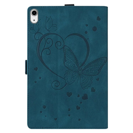 For iPad mini (2024)  /  mini (2021) Leather Case Imprinted Butterfly Tablet Cover Stand Card Slot