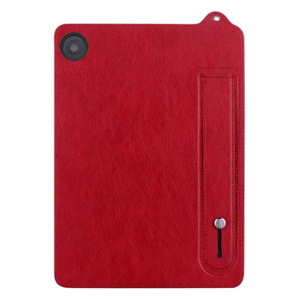 Tablet Case For Amazon Fire HD 8 (2018) / (2017) / (2016) / (2015) Hand Strap Kickstand Leather Cover