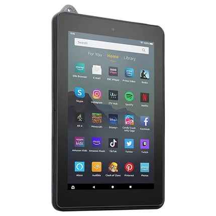 Tablet Case For Amazon Fire HD 10 (2023) / (2021) / Fire HD 10 Plus (2023) / (2021) Hand Strap Kickstand Leather Cover
