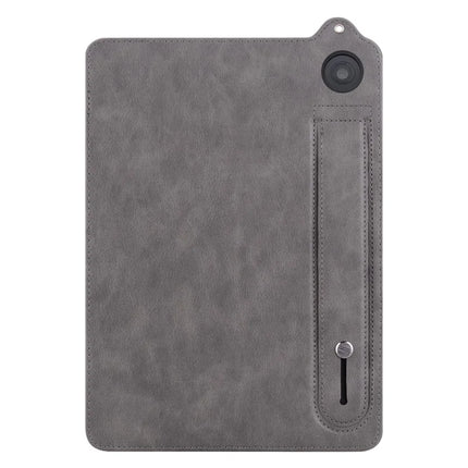 For Amazon Fire HD 8 (2024) / (2020) Case Hand Strap Kickstand Leather Tablet Cover
