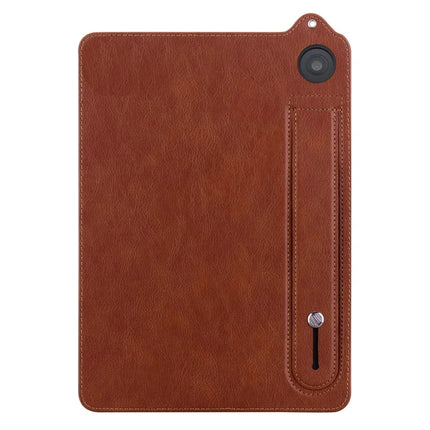 For Amazon Fire HD 8 (2024) / (2020) Case Hand Strap Kickstand Leather Tablet Cover