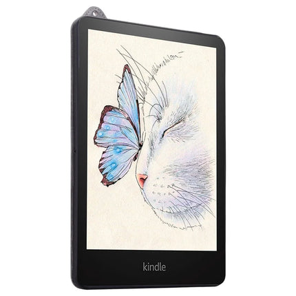 For Amazon Kindle Paperwhite 5 (2021) Case Hand Strap Kickstand Leather Tablet Cover