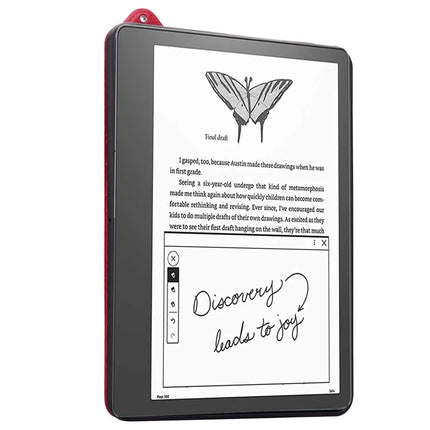 For Amazon Kindle Scribe (2024) / (2022) Case Hand Strap Kickstand Leather Tablet Cover