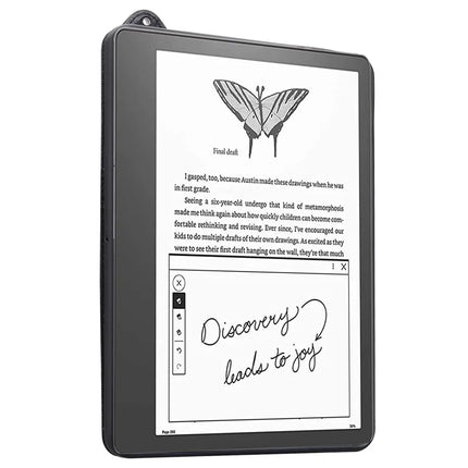 For Amazon Kindle Scribe (2024) / (2022) Case Hand Strap Kickstand Leather Tablet Cover