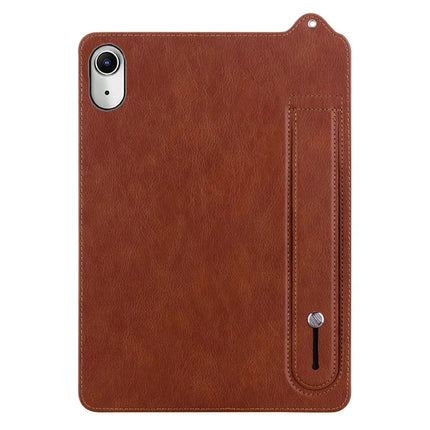 For iPad 10.9 (2022) Case Hand Strap Kickstand Leather Tablet Cover