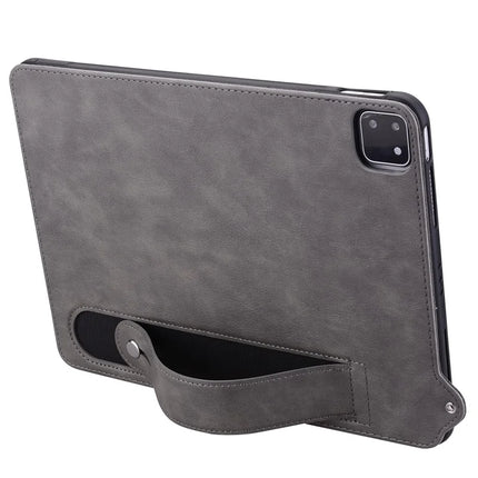 Tablet Case For iPad Air 11 (2024) / iPad Air (2022) / (2020) / iPad Pro 11 (2021) / (2020) Hand Strap Kickstand Leather Cover