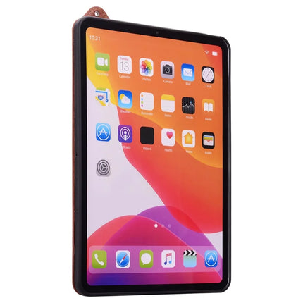 Tablet Case For iPad Air 11 (2024) / iPad Air (2022) / (2020) / iPad Pro 11 (2021) / (2020) Hand Strap Kickstand Leather Cover