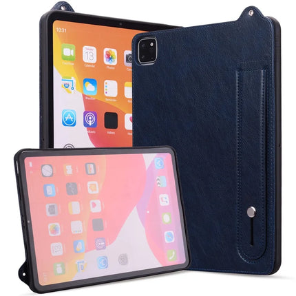 Tablet Case For iPad Air 11 (2024) / iPad Air (2022) / (2020) / iPad Pro 11 (2021) / (2020) Hand Strap Kickstand Leather Cover