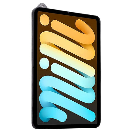 For iPad mini (2024) (A2996 A2995) / mini (2021) (A2568) Case Hand Strap Kickstand Leather Tablet Cover