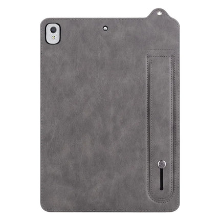 Tablet Case For iPad 10.2 (2020) /  (2019) / iPad Air 10.5 inch (2019) Hand Strap Kickstand Leather Cover