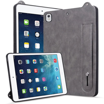 Tablet Case For iPad 10.2 (2020) /  (2019) / iPad Air 10.5 inch (2019) Hand Strap Kickstand Leather Cover