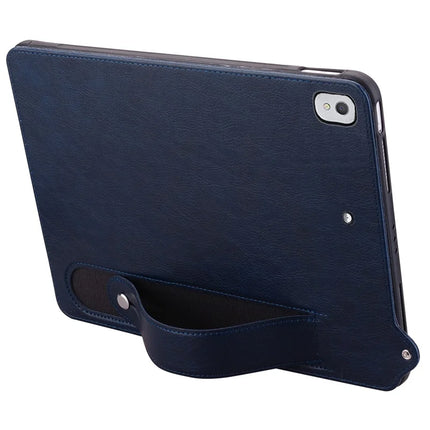 Tablet Case For iPad 10.2 (2020) /  (2019) / iPad Air 10.5 inch (2019) Hand Strap Kickstand Leather Cover